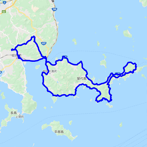 Suo-Oshima Full Courseの図