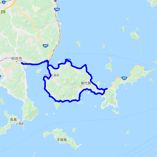 Suo-Oshima Half Courseの図