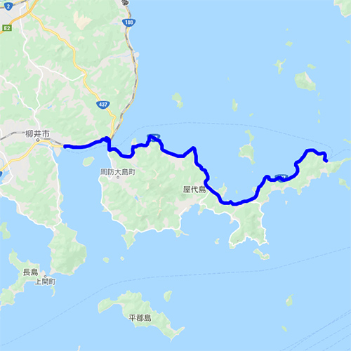 クルージング＆周防大島（すおうおおしま）の図