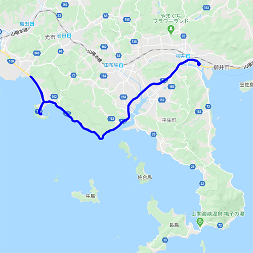 The Murozumi Course on Route 188の図