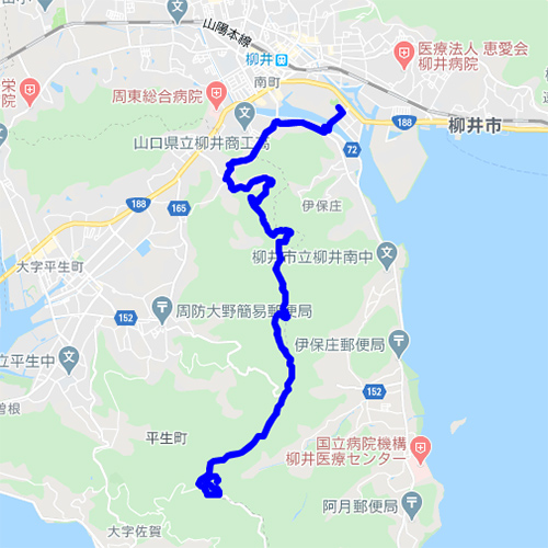 大星山（おおぼしやま）ヒルクライムの図